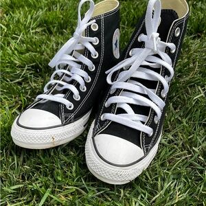 Converse Unisex High-Top Sneakers - Black